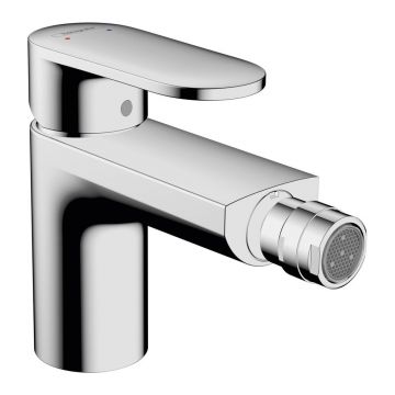 Baterie bideu Hansgrohe Vernis Blend monocomanda crom lucios cu ventil Pop-Up