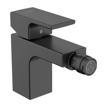 Baterie bideu Hansgrohe Vernis Shape monocomanda negru mat