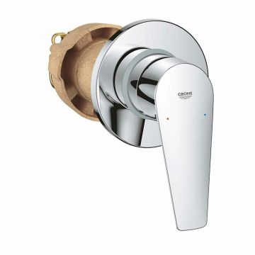 Baterie dus incastrata Grohe BauEdge New crom monocomanda