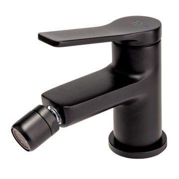Baterie bideu FDesign Seppia monocomanda negru mat