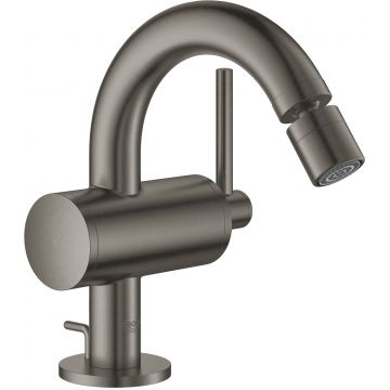 Baterie bideu Grohe Atrio M ventil pop-up brushed hard graphite