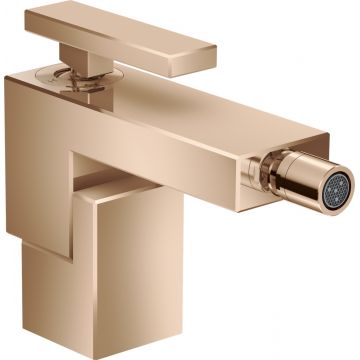 Baterie bideu Hansgrohe Axor Edge ventil push-open red gold lustruit