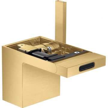 Baterie bideu Hansgrohe Axor MyEdition ventil push-open fara placa superioara gold optic periat