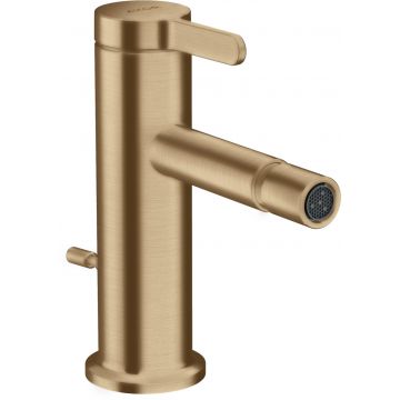 Baterie bideu Hansgrohe Axor ONE ventil pop-up bronz periat