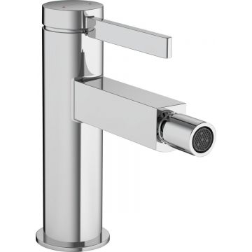 Baterie bideu Hansgrohe Finoris, ventil push-open, crom - 76200000