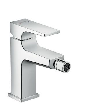 Baterie bideu Hansgrohe Metropol cu ventil push-open