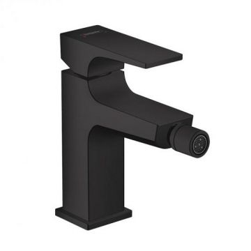 Baterie bideu Hansgrohe Metropol negru mat