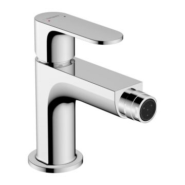 Baterie bideu Hansgrohe Rebris S crom lucios cu ventil Pop-Up