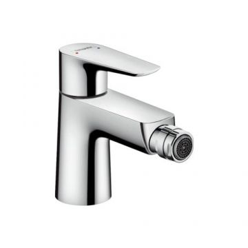 Baterie bideu Hansgrohe Talis E cu ventil, crom - 71720000