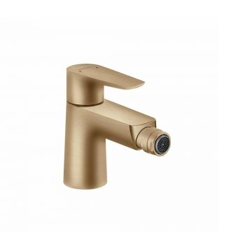 Baterie bideu Hansgrohe Talis E cu ventil pop-up, brushed bronze - 71720140