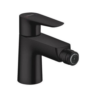 Baterie bideu Hansgrohe Talis E cu ventil pop-up, negru mat - 71720670