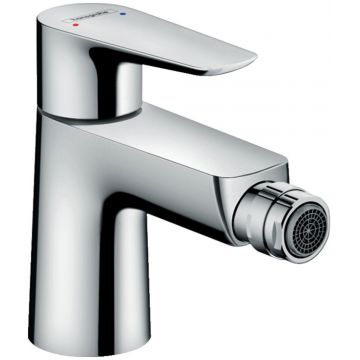 Baterie bideu Hansgrohe Talis E cu ventil push-open, crom - 71721000