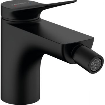 Baterie bideu Hansgrohe Vivenis ventil pop-up negru mat