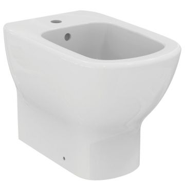 Bideu pe pardoseala Ideal Standard Tesi back-to-wall, alb - T456901