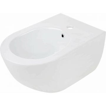 Bideu suspendat Deante Peonia alb 36x51cm