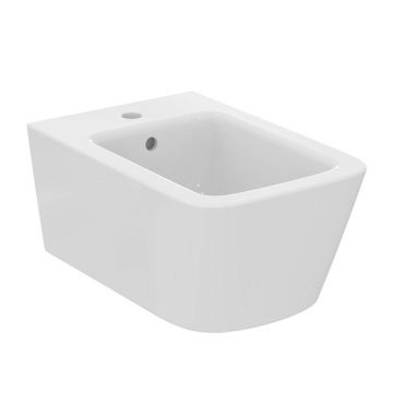 Bideu suspendat Ideal Standard Atelier Blend Cube alb lucios