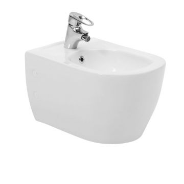 Bideu suspendat CeraStyle City 15700, portelan, evacuare laterala, 376 x 522 mm, alb Bideu suspendat CeraStyle City 15700, portelan, evacuare laterala, 376 x 522 mm, alb