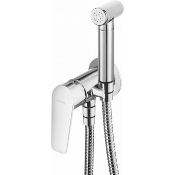 Set dus igiena intima Deante Jasmin crom cu baterie incastrata