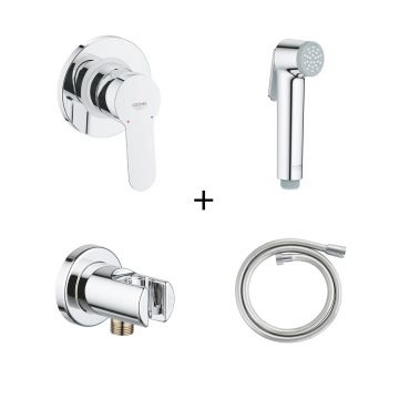 Set dus igiena intima Grohe Trigger Spray Bundle crom lucios