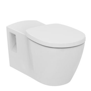 Vas wc suspendat pentru persoane cu dizabilitati Ideal Standard Connect Freedom proiectie alungita sistem rimless ieftin