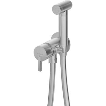 Baterie bideu Deante Silia inox incastrat cu dus de mana