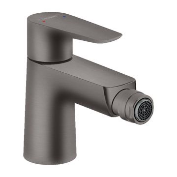 Baterie bideu, Hansgrohe, Talis E, negru cromat periat