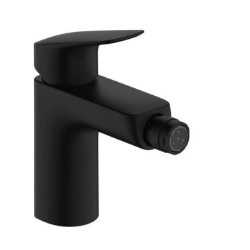 Baterie bideu monocomanda negru mat Hansgrohe Logis