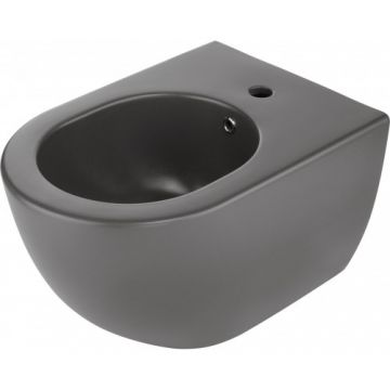 Bideu Deante Titanium Peonia suspendat, negru - Culoare Negru