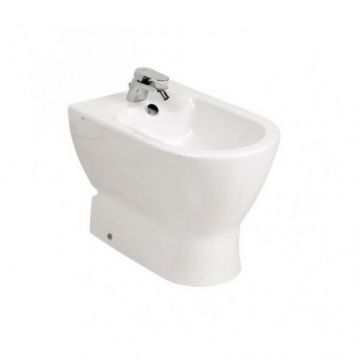 Bideu Gala Emma Rounded Back-to-Wall stativ - Culoare Alb pal