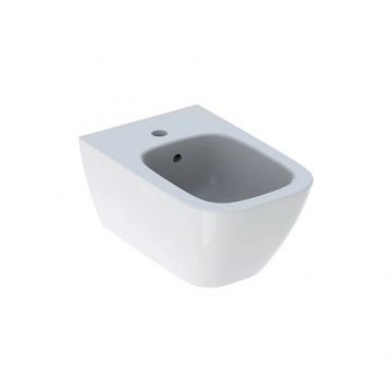 Bideu Geberit Smyle Square suspendat cu fixare ascunsa - Culoare Alb pal