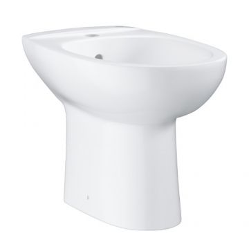 Bideu Grohe Bau Ceramic stativ - Culoare Alb pal