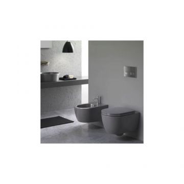 Bideu Hatria Fusion suspendat, gri - Culoare Gri