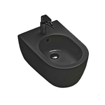 Bideu Hatria Fusion suspendat, negru - Culoare Negru