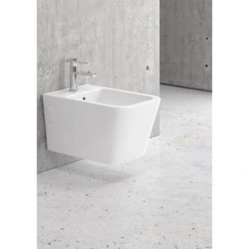 Bideu Karag LT 003F suspendat - Culoare Alb pal