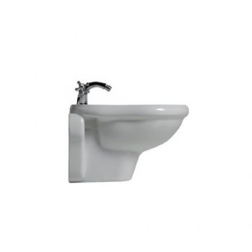 Bideu Kerasan Retro, suspendat, alb - Culoare Alb pal