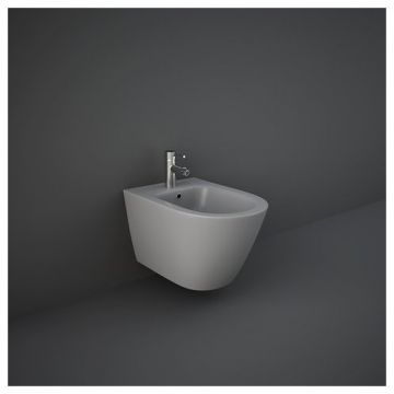 Bideu Rak Ceramics Feeling suspendat, gri - Culoare Gri