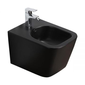 Bideu suspendat, Fluminia, Paris, negru mat