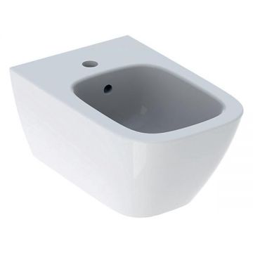 Bideu suspendat Geberit, Smyle Square, alb