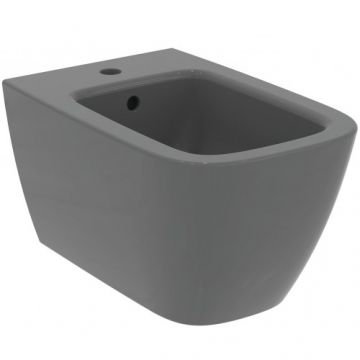 Bideu suspendat Ideal Standard I.Life B, gri lucios - Culoare Gri