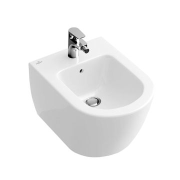 Bideu suspendat Villeroy & Boch, Subway 2.0, alb