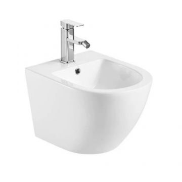 Bideu Wellis Sophia suspendat - Culoare Alb pal