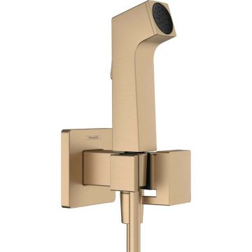 Set de dus igiena intima bronz periat Hansgrohe E EcoSmart cu 1 jet