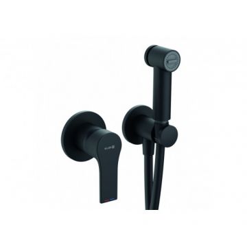 Set dus igiena intima Kludi Zenta SL, negru mat