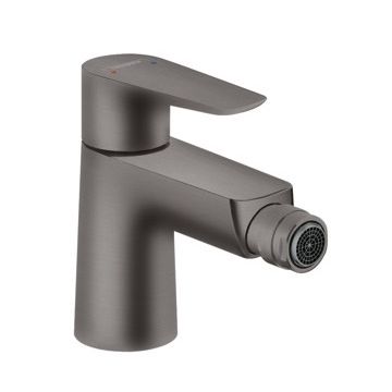 Baterie bideu Hansgrohe Talis E cu ventil pop-up  negru periat