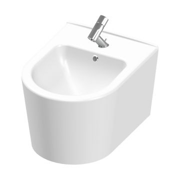 Bideu suspendat Celesta Vista  50 x 35 cm  ceramica  alb mat
