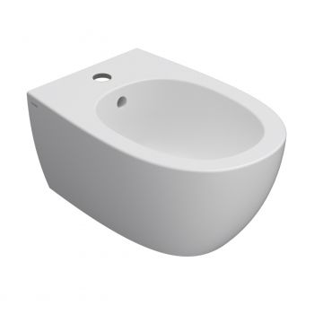 Bideu suspendat Globo 4All 54cm alb mat