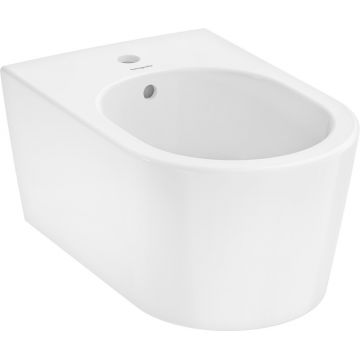 Bideu suspendat Hansgrohe EluPura S 54cm alb