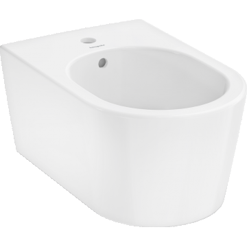 Bideu suspendat Hansgrohe EluPura S 54cm alb