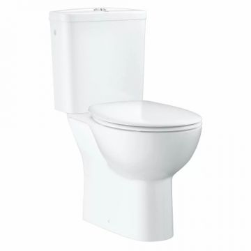 Set vas Wc Grohe Bau Ceramic cu rezervor si capac soft-close - Montaj pe pardoseala
