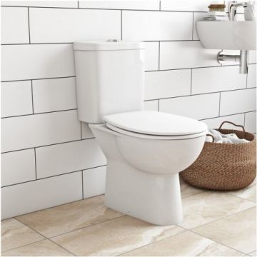 Set vas Wc Grohe Bau Ceramic cu rezervor si capac soft-close - Montaj pe pardoseala